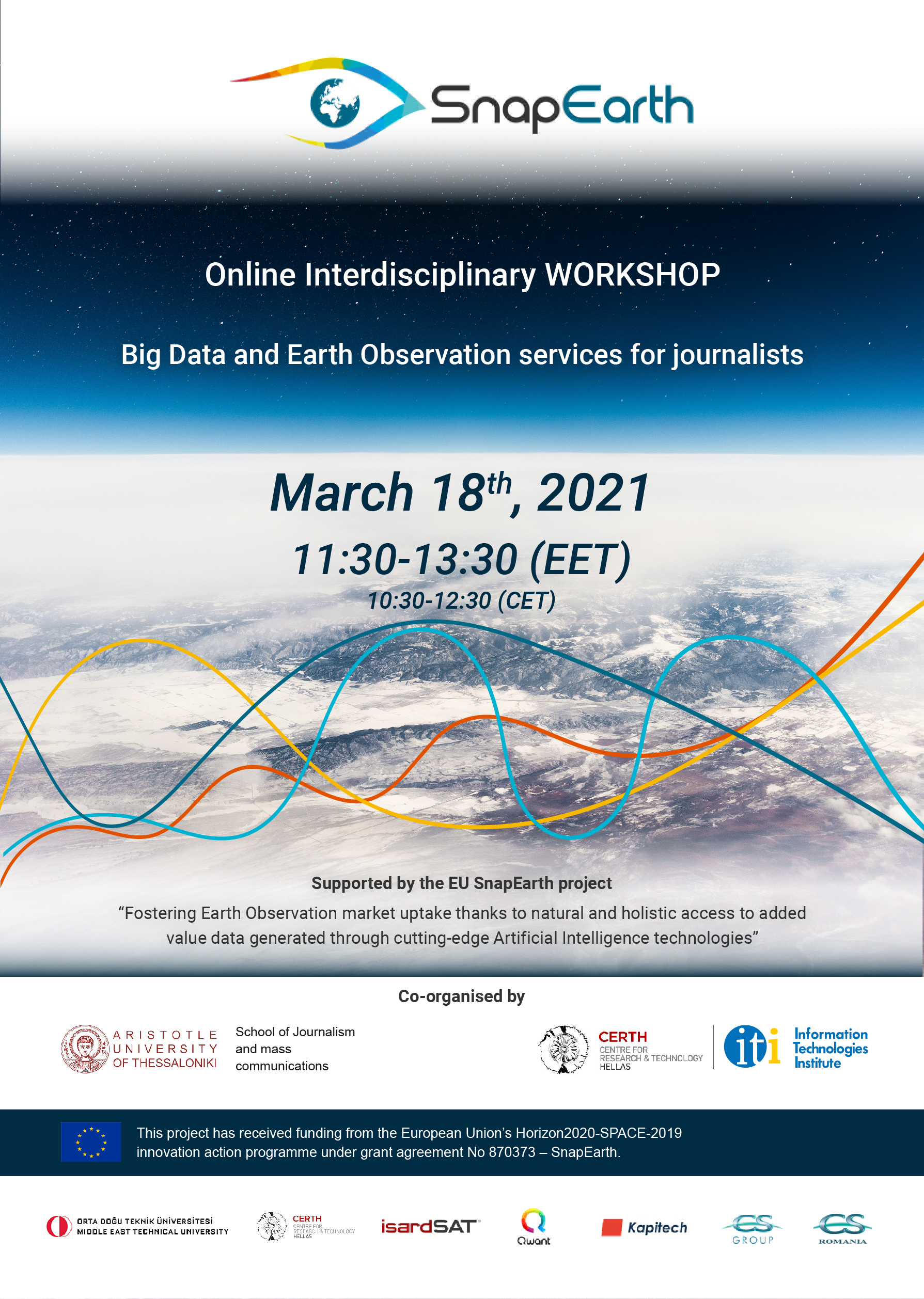 Interdisciplinary workshop on big data and Earth Observation services for journalists